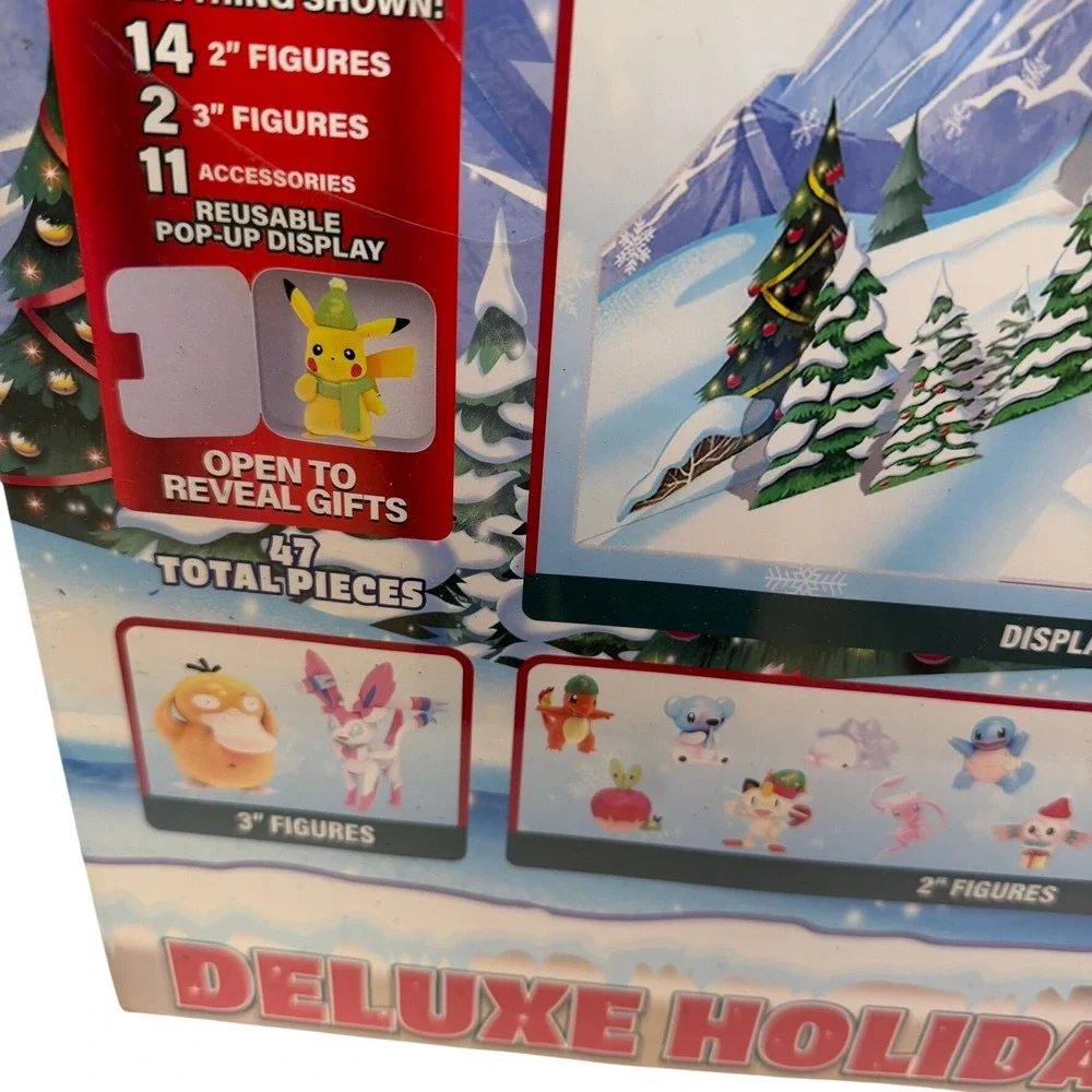 Pokemon Deluxe Holiday Advent Calendar Kids OS Multi Lights Sounds 24 Days Gift